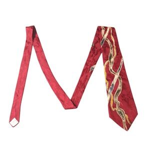 Burma Bibas Circa‎ 1926 Men's Tie Multicolor All Silk Classic Man Made